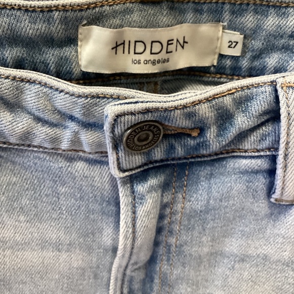 Hidden Los Angeles High Rise Straight Jeans *EUC* - Picture 5 of 6